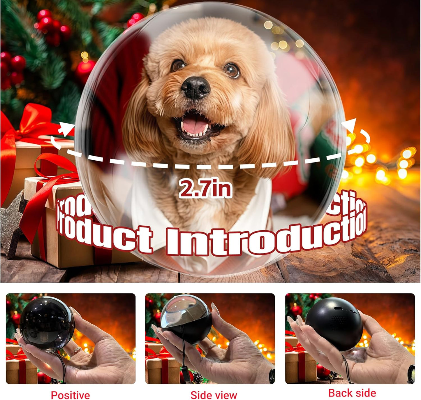 Aura Sphere digital memory display