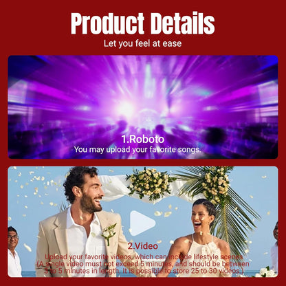 Aura Sphere digital memory display